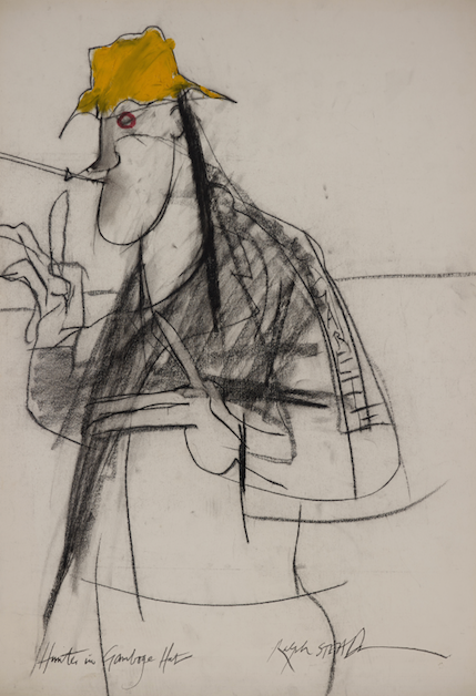 Ralph Steadman Hunter S. Thompson Gamboge Hat Print
