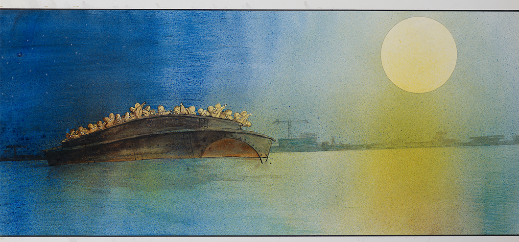 Ralph Steadman Inspector Mouse Print