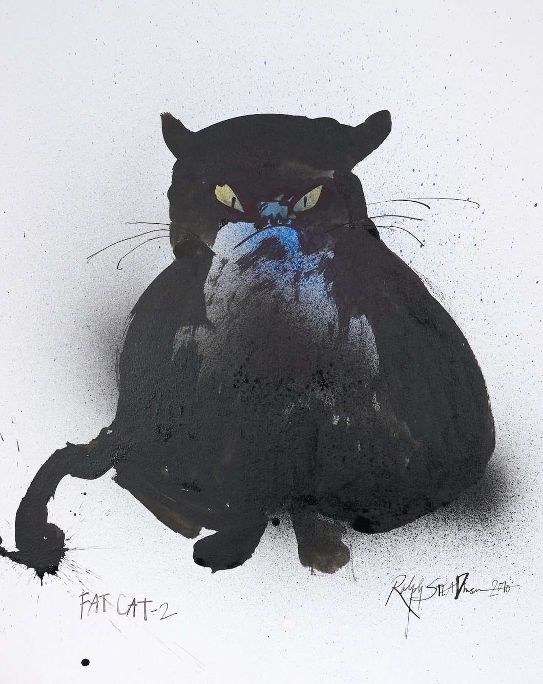 Ralph Steadman Fat Cat 2 Print