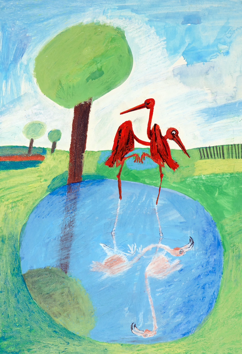 Ralph Steadman The The False Flamingoes 1 Print