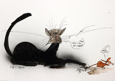 Ralph Steadman Book of Cats Print 6