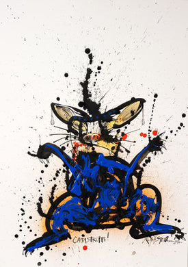 Ralph Steadman Book of Cats Print 2