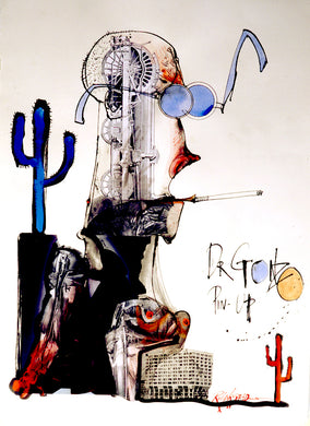 Ralph Steadman Dr. Gonzo Hunter S. Thompson Print