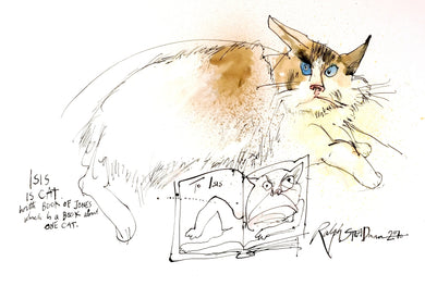 Ralph Steadman Book of Cats Print 7