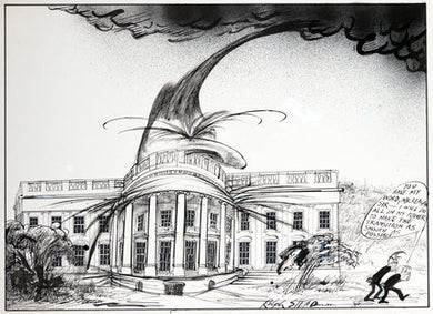 Ralph Steadman Reagan White House Art Print