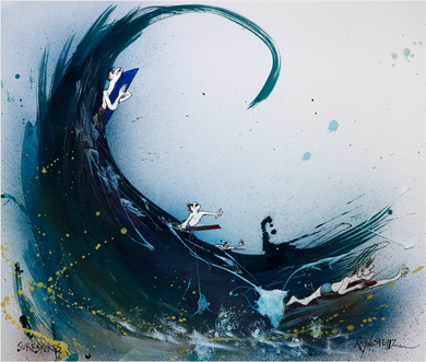 Ralph Steadman Surfsperts Print