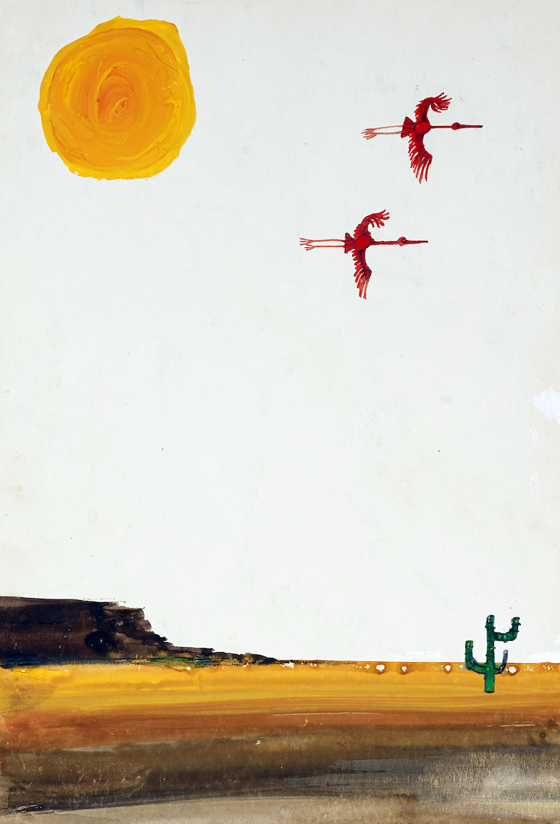 Ralph Steadman The The False Flamingoes 2 Print