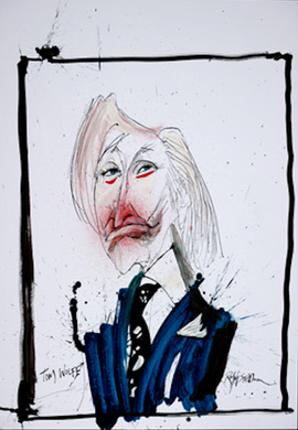 Ralph Steadman Tom Wolfe Print